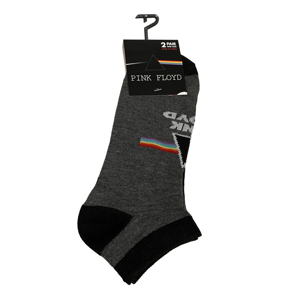 Pink Floyd Gray and Black Men's Socks-2 pack